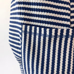 Striped Knit Casual Comfy Romper