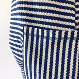 Striped Knit Casual Comfy Romper
