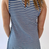 Striped Knit Casual Comfy Romper