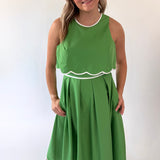 Lime Lit Midi Dress