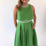 Lime Lit Midi Dress