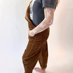 RISEN Corduroy Barrel Overalls
