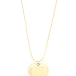 Big Love Heart Necklace | Gold