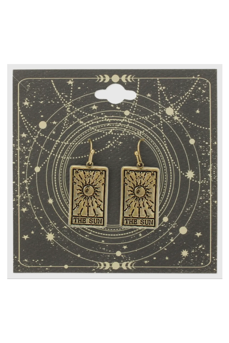 Tarot Card Earrings | The Sun