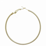 Classic Metal Hoop Earrings | Gold