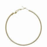Classic Metal Hoop Earrings | Gold
