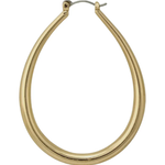 Teardrop Hoop Earrings | Gold