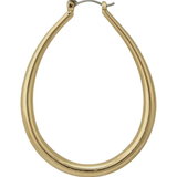 Teardrop Hoop Earrings | Gold