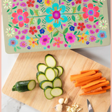 Folk Flower Cut & Serve Board | NATURAL LIFE