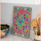 Folk Flower Cut & Serve Board | NATURAL LIFE