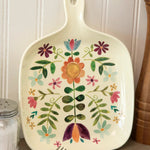 Oven To Table Plate | Natural Life | Folk Flower