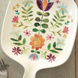 Oven To Table Plate | Natural Life | Folk Flower