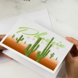 Phoenix, AZ Saguaro Cactus Notecard