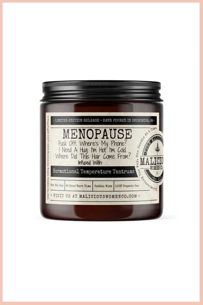 Menopause Candle | Rebel Rose