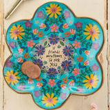 Artsy Ceramic Trinket Dish | Friends Were Flowers