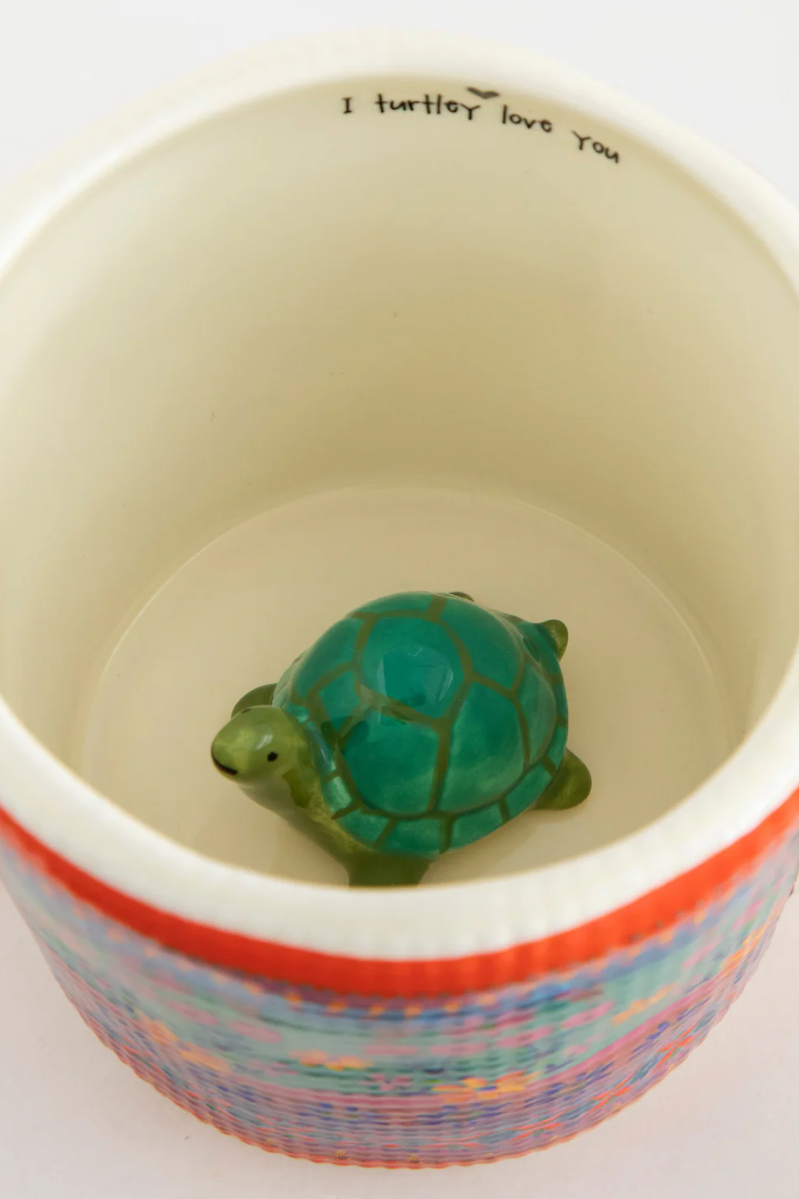 Peek-A-Boo Turtle Coffee Mug | Natural Life