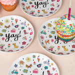 Melamine Party Plates, Set of 4 | Natural Life