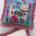 Tufted Boho Pillow, Cat | Natural Life