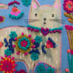 Tufted Boho Pillow, Cat | Natural Life