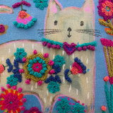 Tufted Boho Pillow, Cat | Natural Life