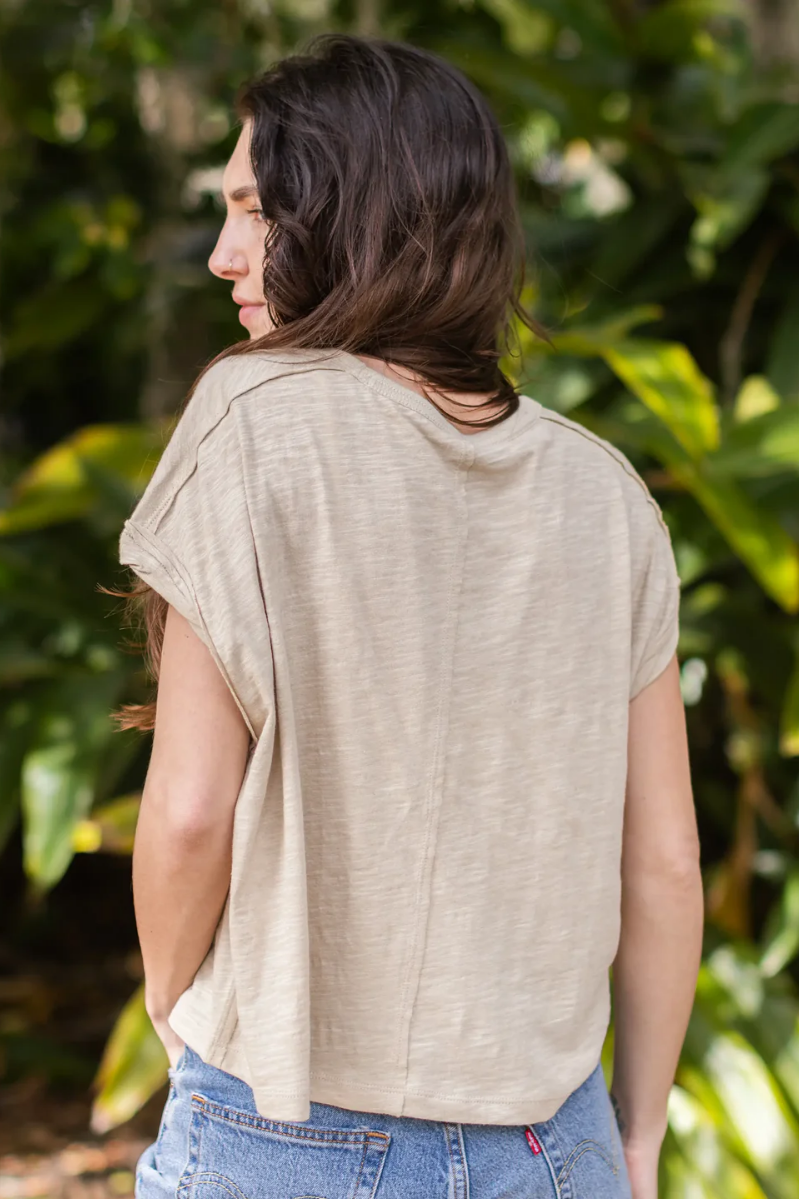 Support Local Artists Boxy Tee | Natural Life