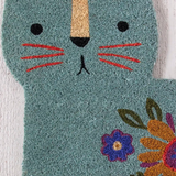 Bungalow Doormat Shaped Bay Cat | Natural Life