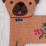 Bungalow Doormat Shaped Tan Dog | Natural Life
