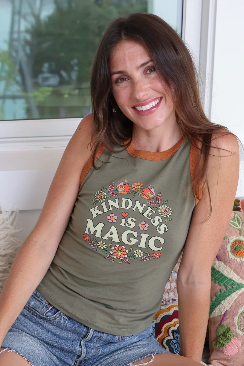 Kindness is Magic Ringer Tank Top | Natural Life