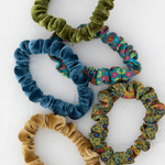 Print & Velvet Scrunchies, Set of 5 | Natural Life