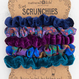 Print & Velvet Scrunchies, Set of 5 | Natural Life