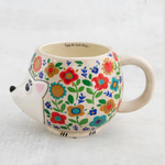 Hedgehog Folk Art Coffee Mug | Natural Life