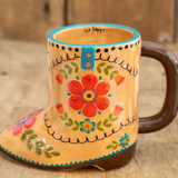 Folk Art Coffee Mug | Boot