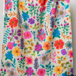 Cotton Dish Towel | Natural Life | Rainbow Cream Floral