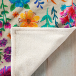 Cotton Dish Towel | Natural Life | Rainbow Cream Floral