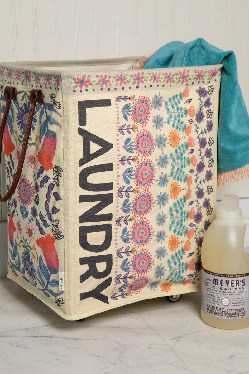 Rolling Laundry Hamper | Natural Life