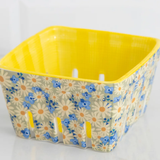 Ceramic Berry Colander | Natural Life | Yellow Floral