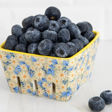 Ceramic Berry Colander | Natural Life | Yellow Floral