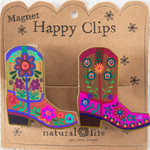 Magnet Happy Clips, Set of 2 | Natural Life | Boot