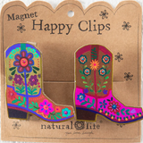 Magnet Happy Clips, Set of 2 | Natural Life | Boot