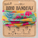 Half Boho Bandeau | Tossed Blue Floral