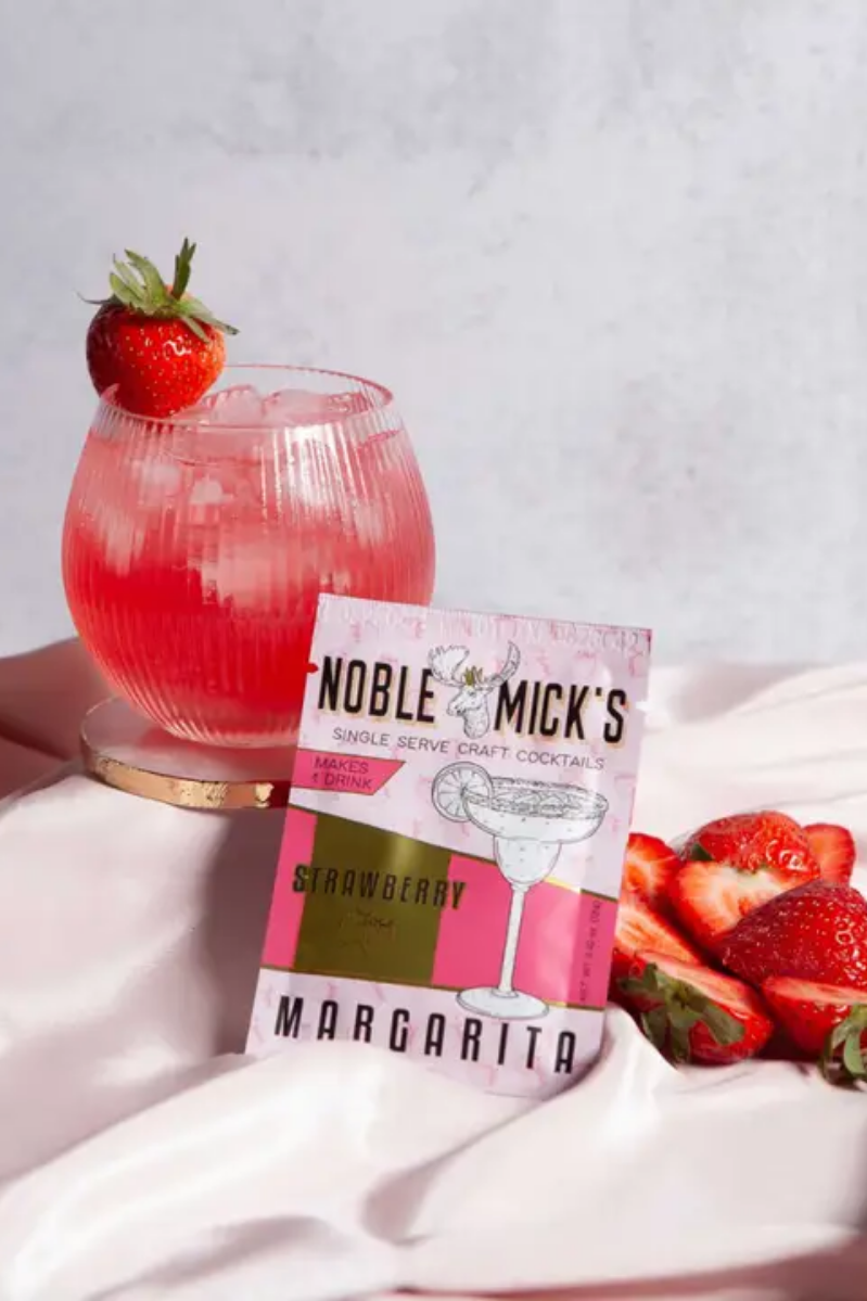 Strawberry Margarita | Single Serve Craft Mixer | Noble Mick's
