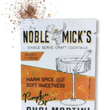 Pumpkin Spice Chai Martini | Single Serve Craft Mixer | Noble Mick's