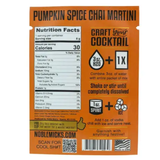 Pumpkin Spice Chai Martini | Single Serve Craft Mixer | Noble Mick's