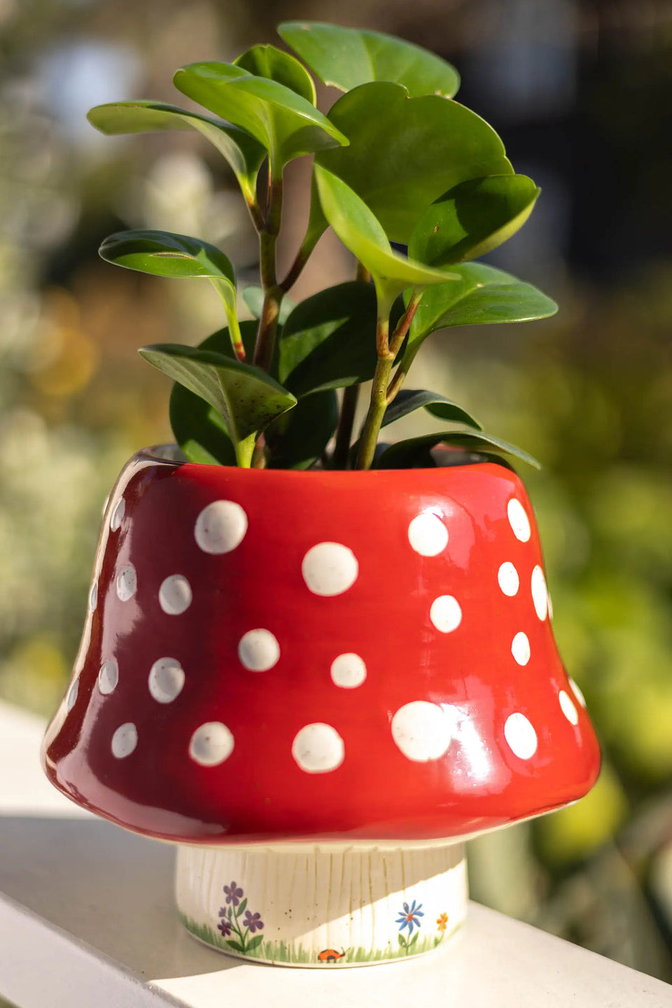 So Cute Ceramic Planter | Natural Life | Mushroom