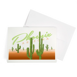 Phoenix, AZ Saguaro Cactus Notecard
