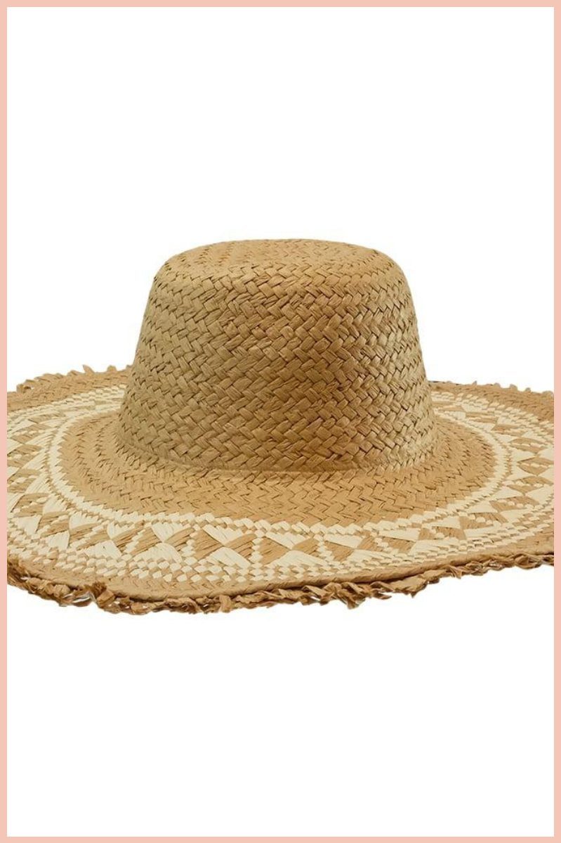 Natural + Ivory Woven Hat