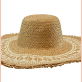 Natural + Ivory Woven Hat