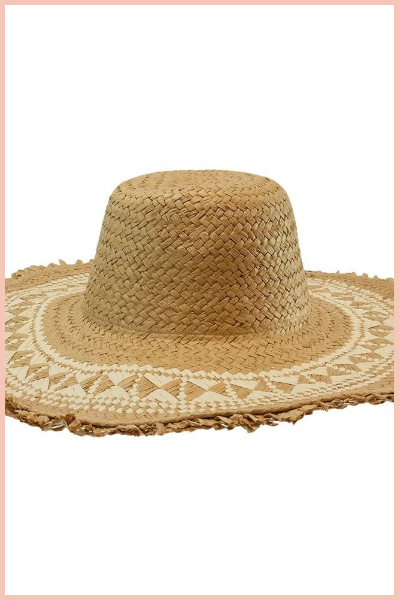 Natural + Ivory Woven Hat