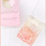 Pink Moon Soap + Rose Quartz Inside