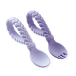 Sweetie Spoons™ - Silicone Baby Fork + Spoon Set | Itzy Ritzy
